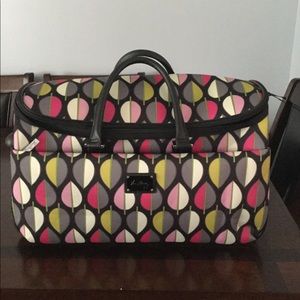Vera Bradley rolling duffel bag carry on
